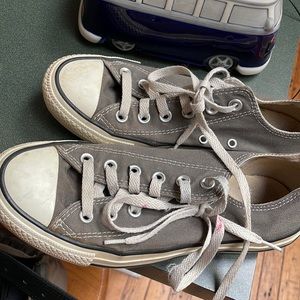 Converse All Stars (or Chucks) gray men’s size 5.5 women’s size 7.5